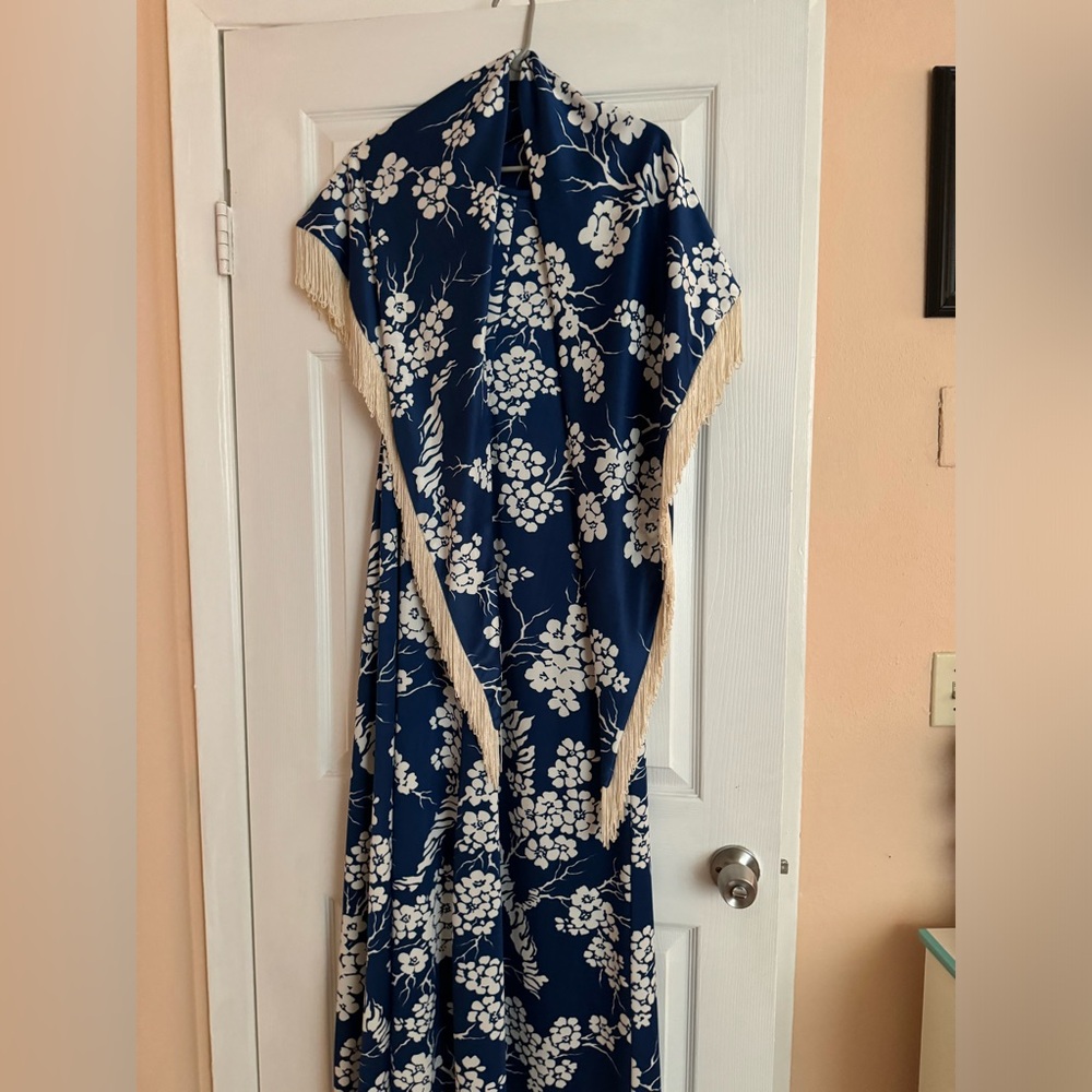 Vintage Hawaiian dress with Shaw